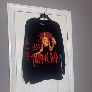 Black Long Sleeve with Red Graphic